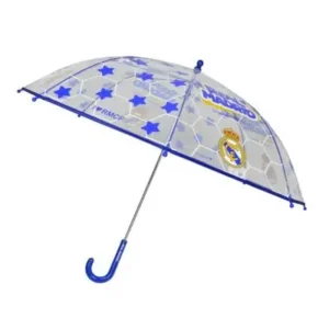 Paraguas transparente manual Real Madrid Estrellas 48cm
