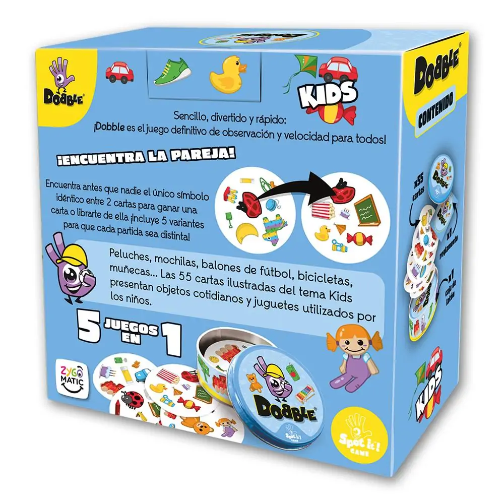 Juego de cartas dobble kids - Imagen 2