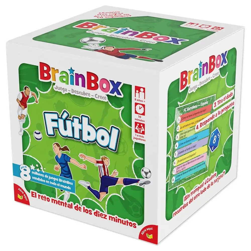 Juego de memoria brainbox fútbol