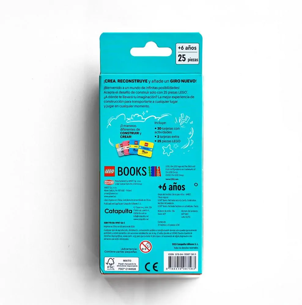 Lego recreate fiesta, construcción tarjetas con actividades - Imagen 2