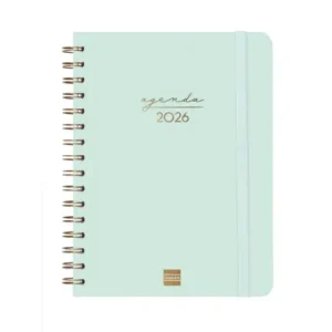 Agenda Espiral Alma 2026 Día Página E10 Menta