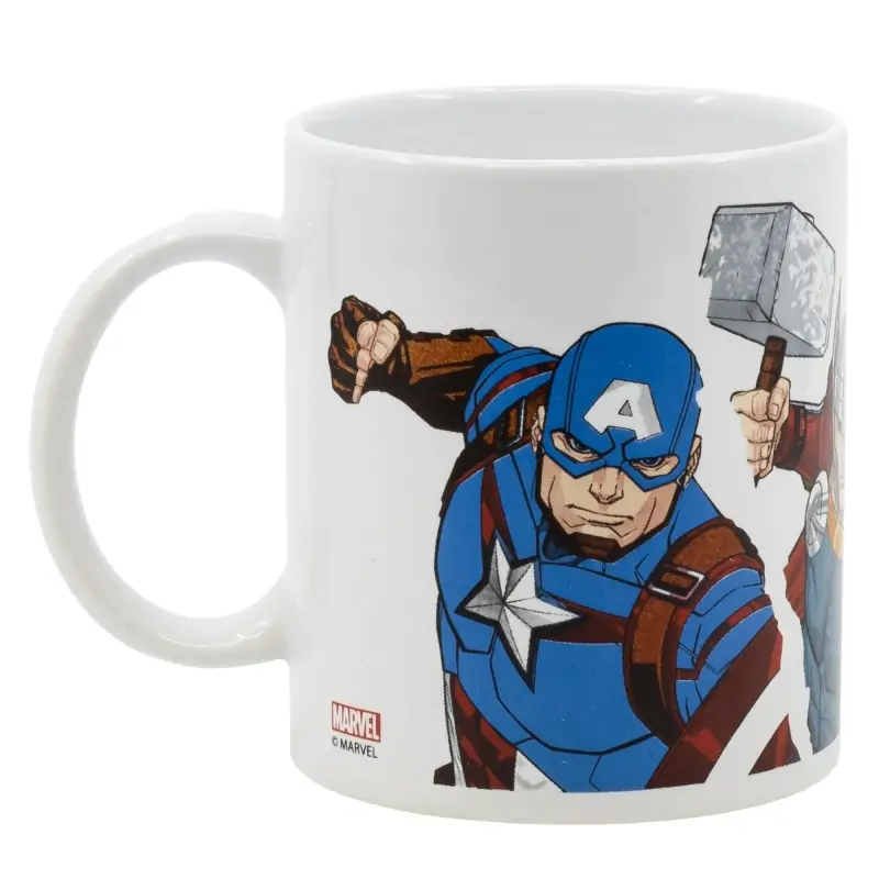 TAZA CERAMICA 325 ML EN CAJA DE REGALO AVENGERS COMIC HEROES - Imagen 2