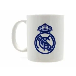 Taza Cerámica Real Madrid Escudo Azul en Caja