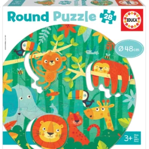28 LA SELVA Round Puzzle