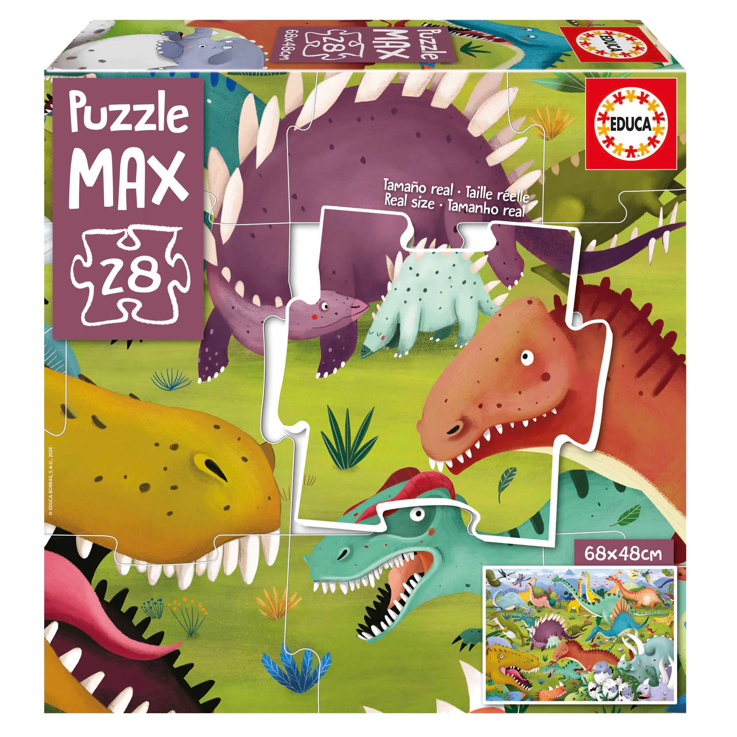 Dinosaurios Puzzle Max