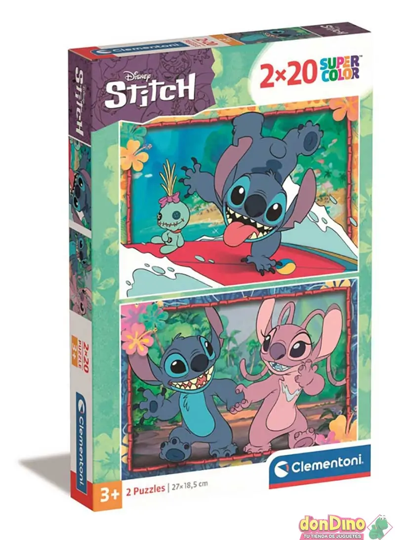 Puzzle disney stitch 2×20 piezas