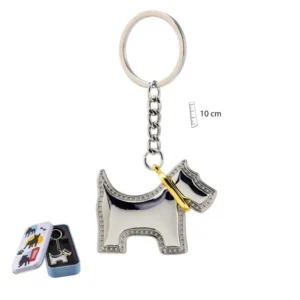LLAVERO PERRO COLLAR EN LATA