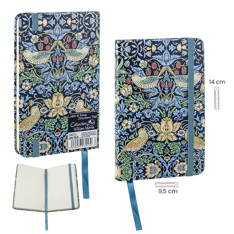 LIBRETA A6 WILLIAM MORRIS