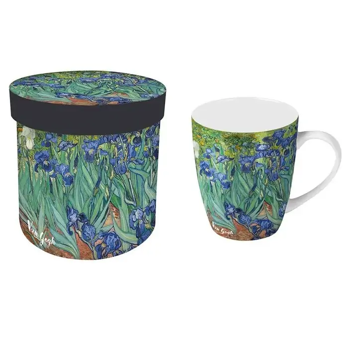 TAZA IRIS EN CAJA REGALO VAN GOGH