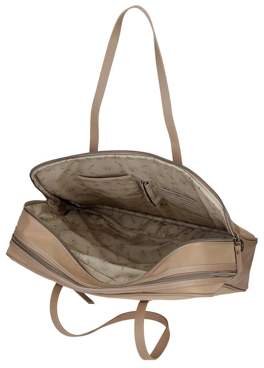 BOLSO PORTAORD ADAP. 2C. EL POTRO LANA BEIGE - Imagen 2