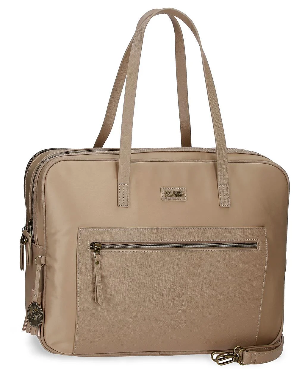 BOLSO PORTAORD ADAP. 2C. EL POTRO LANA BEIGE