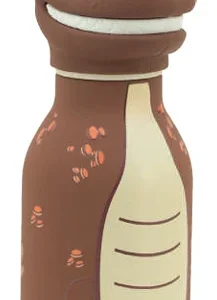 BOTELLA TÉRMICA 480ML ANIMAL DINO MARRON
