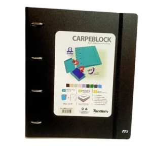 CARPEBLOCK 360 TANDEM FOAM STYLE TAMAÑO A4 NEGRO