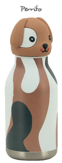 BOTELLA TÉRMICA 480ML ANIMAL PERRITO