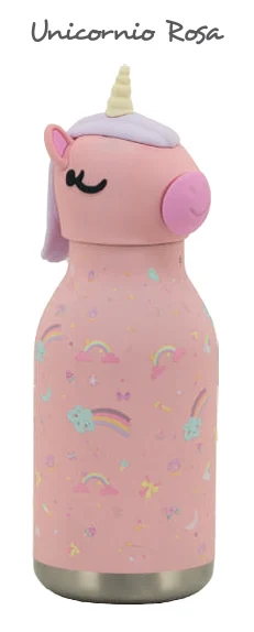 BOTELLA TÉRMICA 480ML ANIMAL UNICORNIO ROSA
