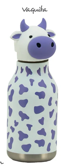 BOTELLA TÉRMICA 480ML ANIMAL VAQUITA