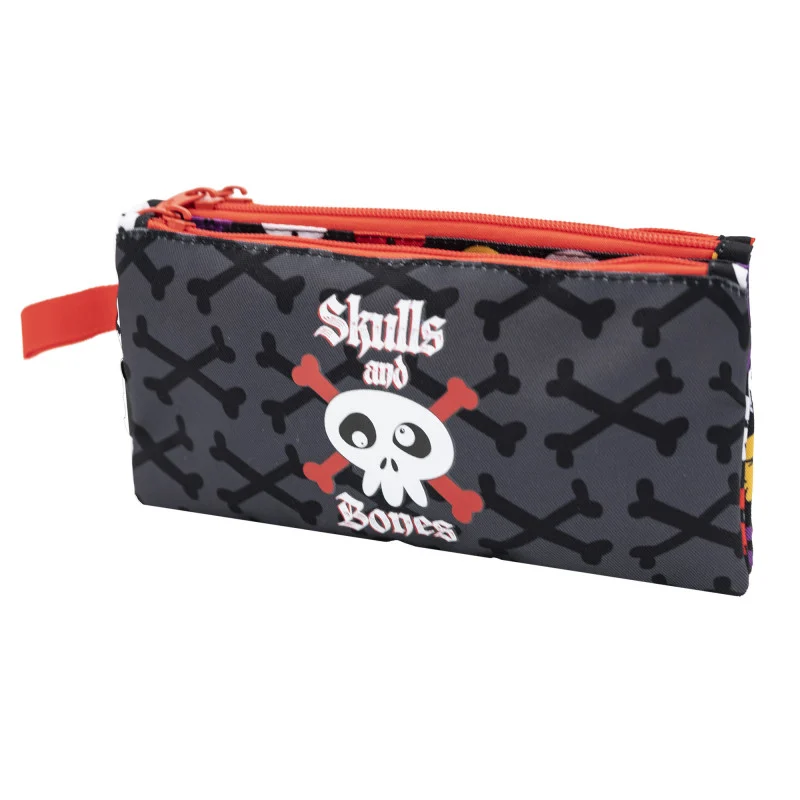 ESTUCHE TRIPLE SKULLS