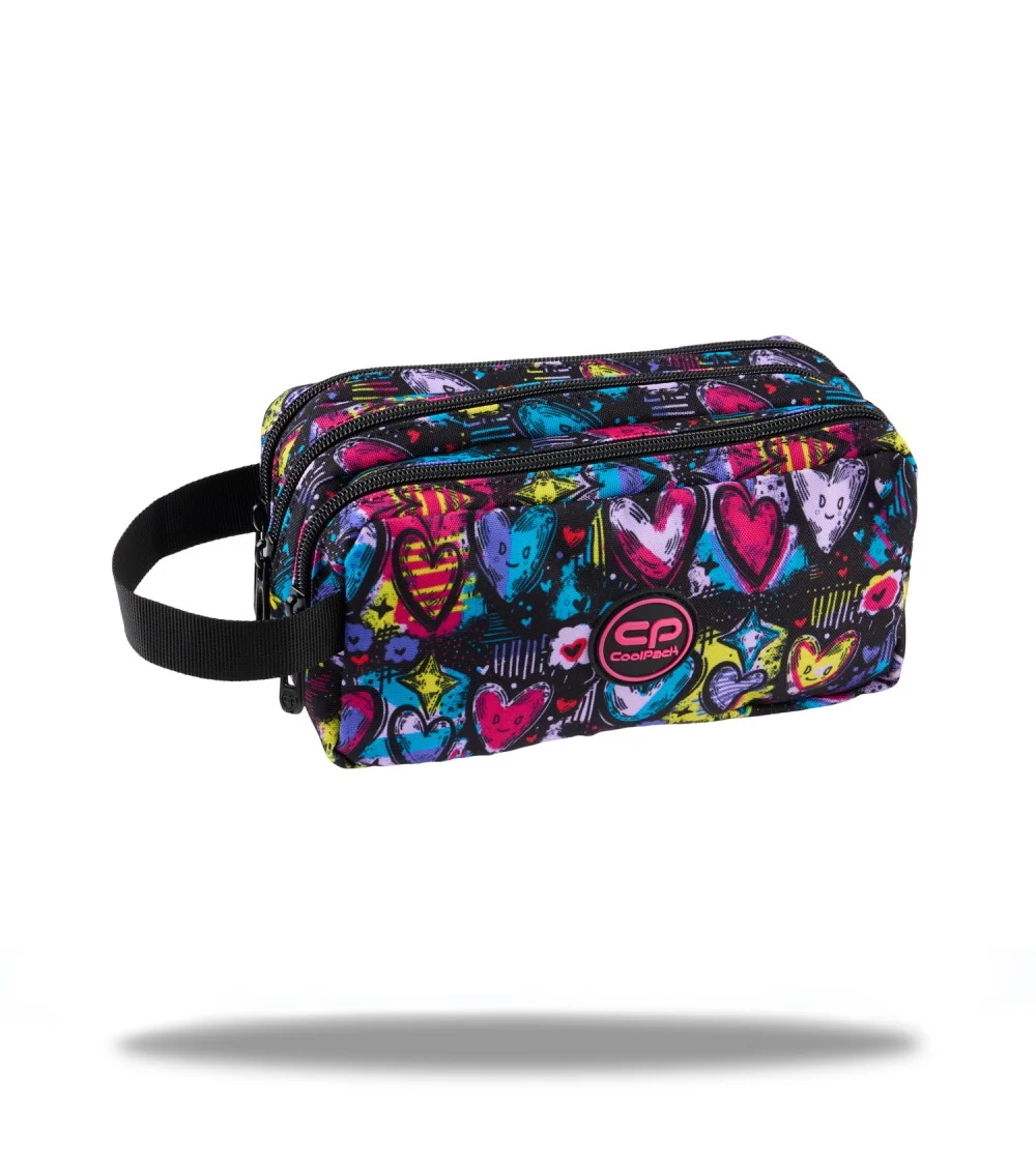 Estuche Escolar PRIMUS Neon Hearts