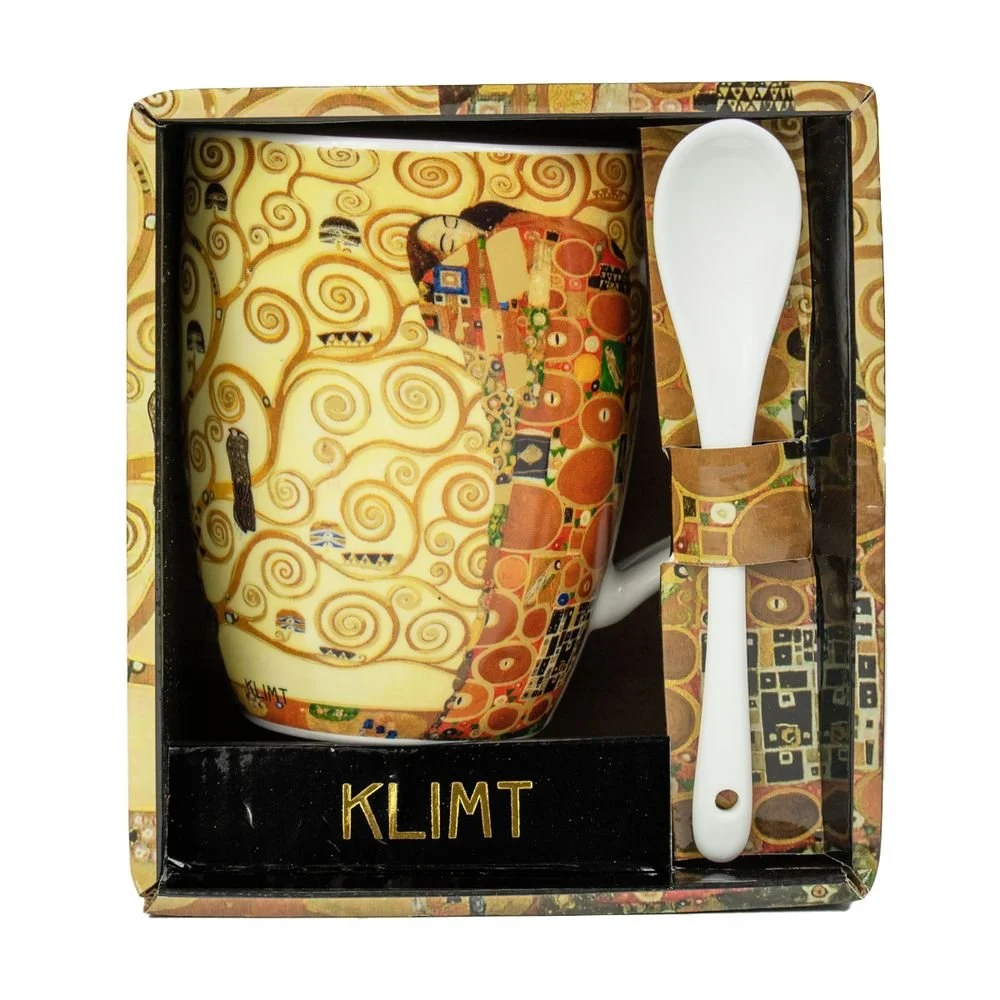 TAZA CON CUCHARA CAJA ARBOL DE LA VIDA