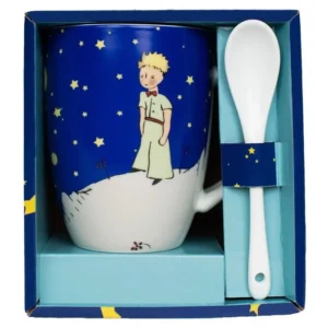 TAZA CON CUCHARA EL PRINCIPITO NOCHE