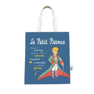 BOLSA DE TELA EL PRINCIPITO AZUL CON CAPA