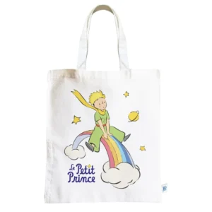BOLSA DE TELA EL PRINCIPITO BLANCO ARCOIRIS