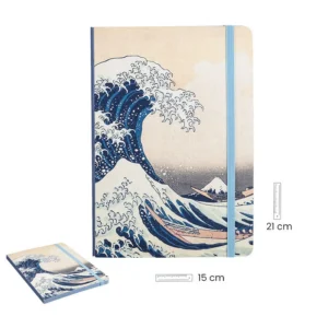 LIBRETA CUADROS A5 LA OLA