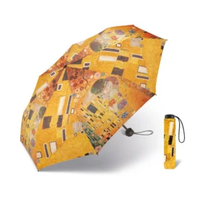 PARAGUAS PLEGABLE MANUAL  EL BESO KLIMT