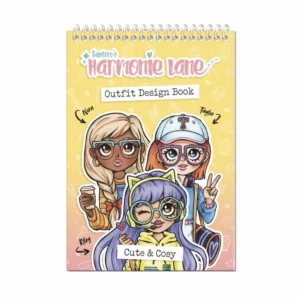 Cuaderno Diseña Tu Outfit  Harmonie Lane - Cute and Cosy