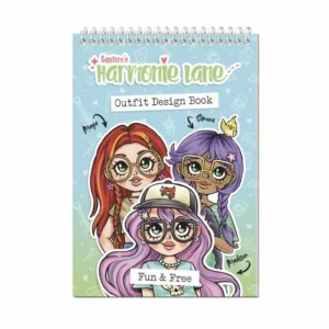 Cuaderno Diseña Tu Outfit  Harmonie Lane - Fun and Free