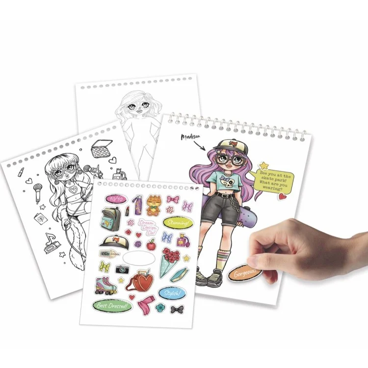 Cuaderno Diseña Tu Outfit Harmonie Lane - Fun and Free - Imagen 3