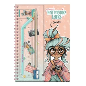 Cuaderno con set de escritura  Harmonie Lane - Charlotte
