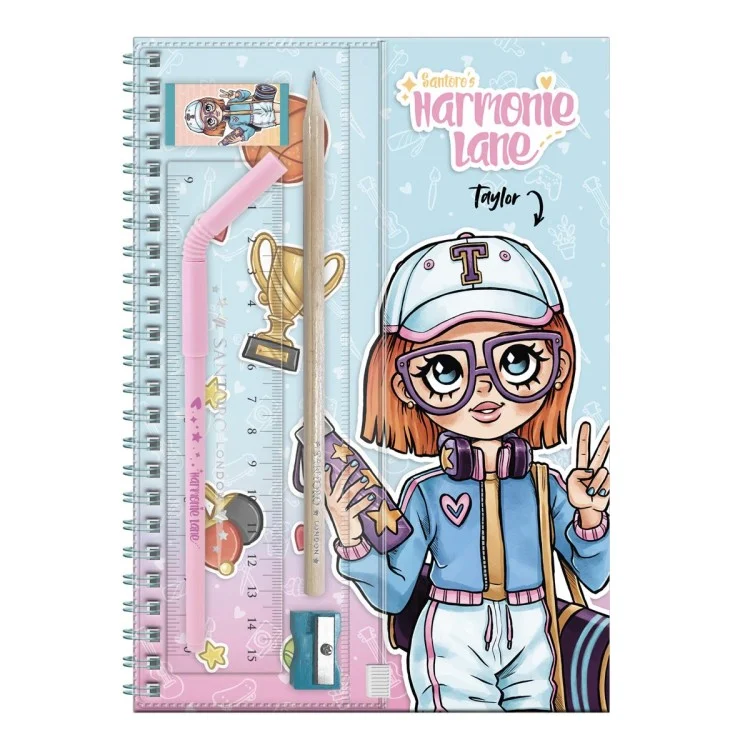 Cuaderno con set de escritura  Harmonie Lane – Taylor