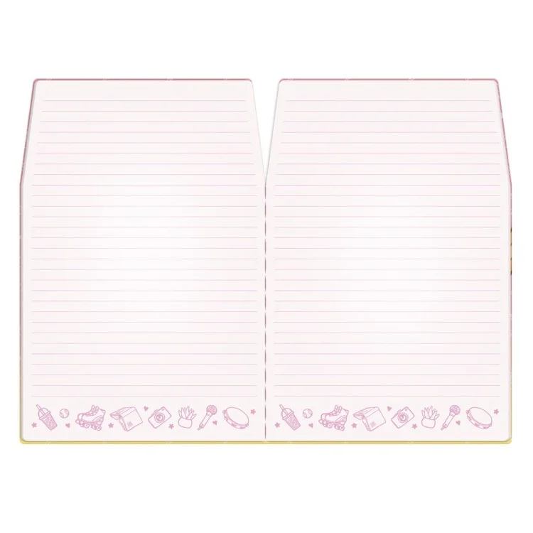 Cuaderno A5 con notas adhesivas y dos bolígrafos Harmonie Lane - Victoria - Imagen 2